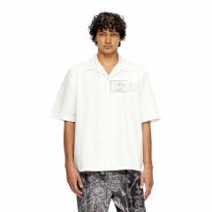 Diesel Men Shirt with sword print White A184700HGBS