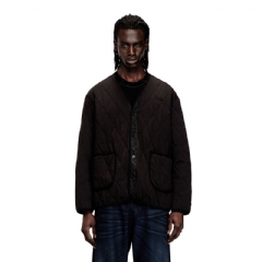 Diesel Men Quilted liner-style jacket Brown A212720BKBS