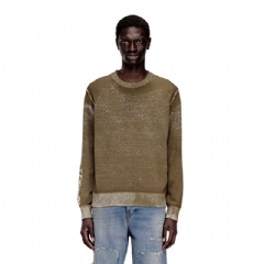 Diesel Men Faded reverse-print jumper with lettering 5AFA A219780IHBE