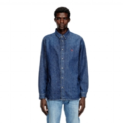 Diesel Men Shirt in denim Dark Blue A03534068KD