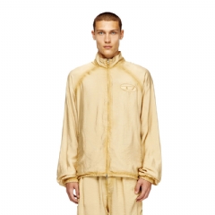Diesel Men Souvenir-style embroidered track jacket Beige A186310LHBA