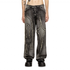 Diesel Men straight jeans d-thugclub 0bebt Black/Dark grey P015840BEBT