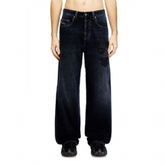 Diesel Men relaxed jeans 2001 d-macro 09q19 Dark Blue A2369809Q19