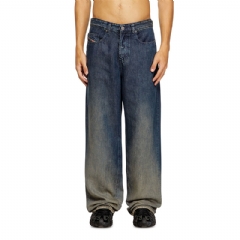 Diesel Men relaxed jeans 2001 d-macro 068td Dark Blue A19404068TD