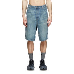 Diesel Men Utility-style denim shorts Light Blue A19270068SK