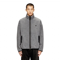 Diesel Men Zip-up sweatshirt with inner lining Grey A194070AJFN