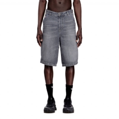Diesel Men Relaxed-fit denim shorts Grey A1927009N83
