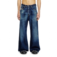 Diesel Men relaxed jeans d-rise 09m06 Dark Blue A0637009M06