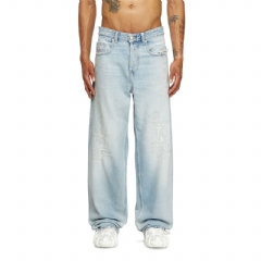 Diesel Men relaxed jeans 2001 d-macro 09m53 Light Blue A1159809M53