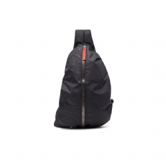 Diesel Men Zip-D-Sling backpack in check-jacquard shell Black X10053P6872