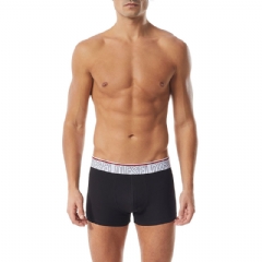 Diesel Men Three-pack boxer briefs with outline logo Black/White 00ST3V0PCAE