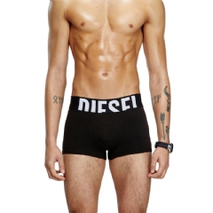 Diesel Men Three-pack boxer briefs in stretch cotton Black A153800WIAN