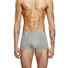 Diesel Men Three-pack plain boxer briefs Grey/Black A178380CEBY