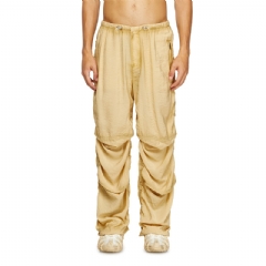 Diesel Men Utility pants in light, crinkled fabric Beige A193200LHBA