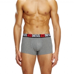 Diesel Men Three-pack of all-over logo waist boxers White/Grey 00ST3V0DDAI