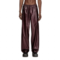 Diesel Men Pants with logo in burgundy Burgundy P016990SPFE