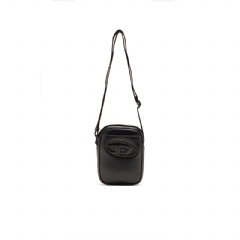 Diesel Men Holi-D-Crossbody bag in PU and neoprene Black X09881P5925