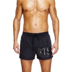Diesel Men Swim shorts with logo print Black A163000NJAS