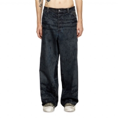 Diesel Men Utility pants in cotton blend Black A196370EPBS