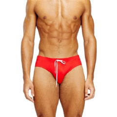 Diesel Men Lycra swimsuit with back logo Red A174610EGCX