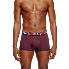 Diesel Men Three-pack of all-over logo waist boxers Black/Violet 00ST3V0DDAI