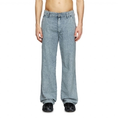 Diesel Men Chino pants in recycled nylon taslan Light Blue A196840PLBH