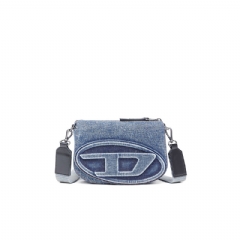 Diesel Men 1DR Camera Bag-Camera bag in solarised denim Blue X10223P6717