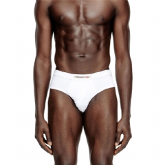 Diesel Men 2-pack briefs with Diesel Industry flag White/Black A183380PLAX