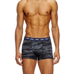 Diesel Men 3-pack of boxer briefs plain and camo Black/Blue A178320IKBL