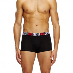 Diesel Men Three-pack of all-over logo waist boxers Black 00ST3V0DDAI