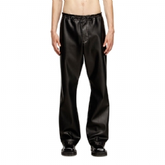 Diesel Men Pants in treated technical fabric Black A184950LHBE