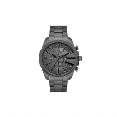 Diesel Men Diesel Mega Chief Slim Chronograph Gray Stainless Steel Watch Dark grey DZ467600QQQ