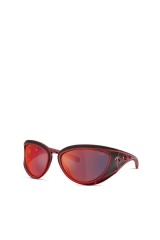 Diesel Men Cat-eye style sunglasses Red LX300700LEC