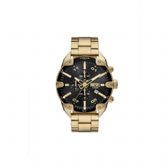 Diesel Men Diesel Spiked Chronograph Gold-Tone Stainless Steel Watch Gold DZ467800QQQ