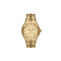 Diesel Men Vert Three-Hand Date Gold-Tone Stainless Steel Watch Gold DZ218600QQQ