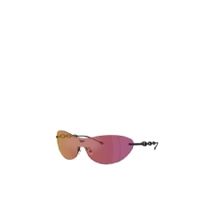 Diesel Men Iconic oval sunglasses Dark Violet LX100600LEC
