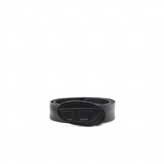 Diesel Men 4cm belt in waxed leather Black X10462PR488