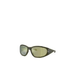 Diesel Men Rectangular sunglasses in acetate Green LX300200LEC