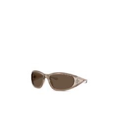 Diesel Men Rectangular sunglasses in acetate Brown LX300200LEN