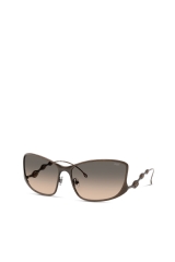 Diesel Men Rectangle sunglasses Brown LX101300LEN