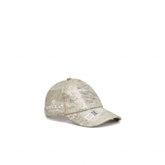 Diesel Men Baseball cap in metallic denim Gold P016620SPCR