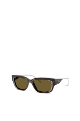 Diesel Men Rectangle sunglasses Brown LX200200LEN