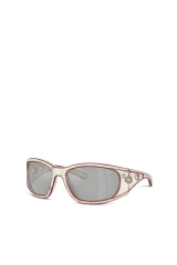 Diesel Men Rectangle sunglasses Yellow/Red LX301200LEN