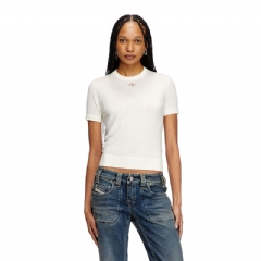 Diesel Women Short-sleeve jumper in wool White A175010DCCH