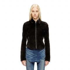 Diesel Women Shirt-jacket in cotton corduroy Brown A185840EPBU