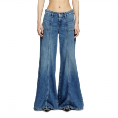 Diesel Women flare jeans d-akii 09m56 Medium blue A1280809M56