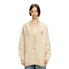 Diesel Women Cardigan in wool and alpaca blend Beige A208330TKCZ