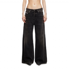 Diesel Women relaxed jeans 1997 d-enim 0dbdx Dark Blue A180330DBDX