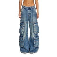 Diesel Women relaxed jeans 1996 d-sire 0nlax Medium blue A118710NLAX