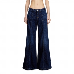 Diesel Women flare jeans d-akii 068ra Dark Blue A12808068RA